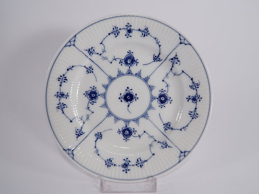 Piatto da dolce antico Royal Copenhagen Blue Fluted Plain in porcellana danese, 15,5cm