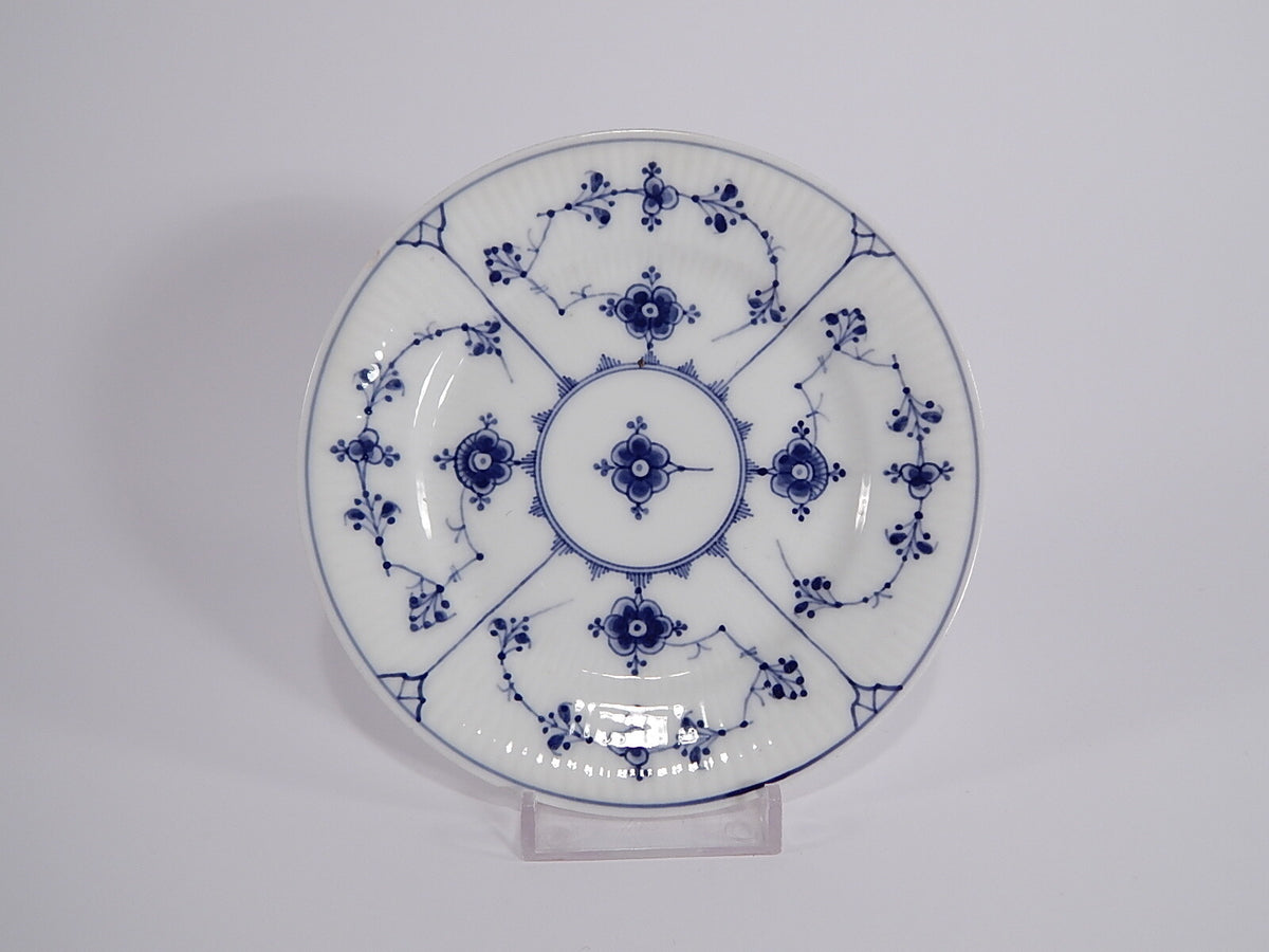 Piatto da pane antico Royal Copenhagen Blue Fluted Plain in porcellana danese