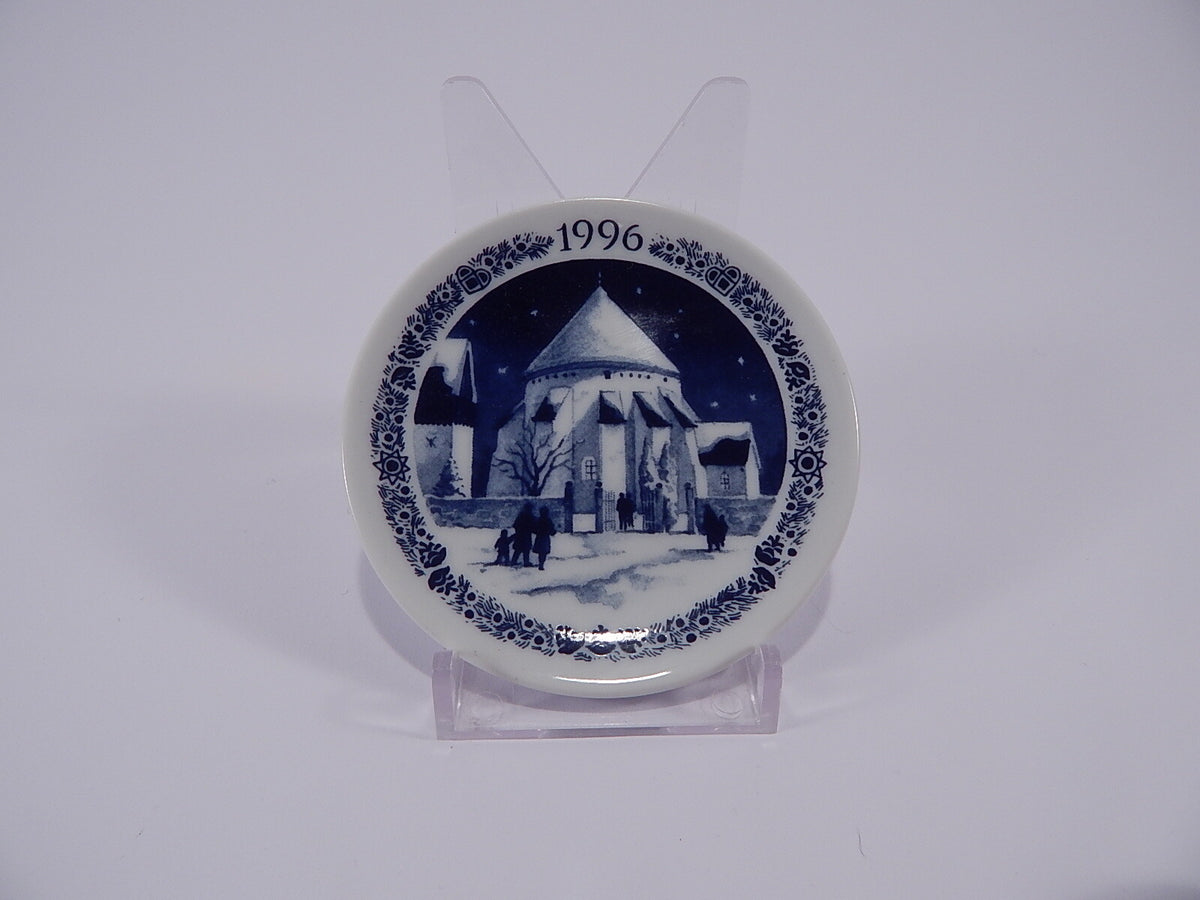 Plaquette Annuale 1996 Royal Copenhagen porcellana autentica, 8cm
