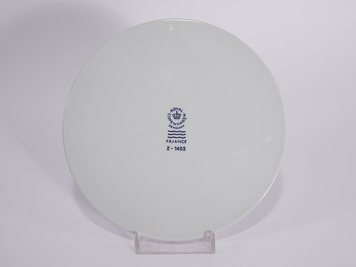 Plaquette Faience Broen Ved Immervad Royal Copenhagen porcellana autentica, 15cm