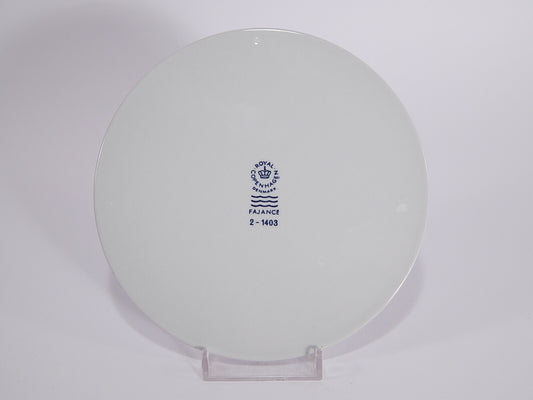 Plaquette Faience Broen Ved Immervad Royal Copenhagen porcellana autentica, 15cm