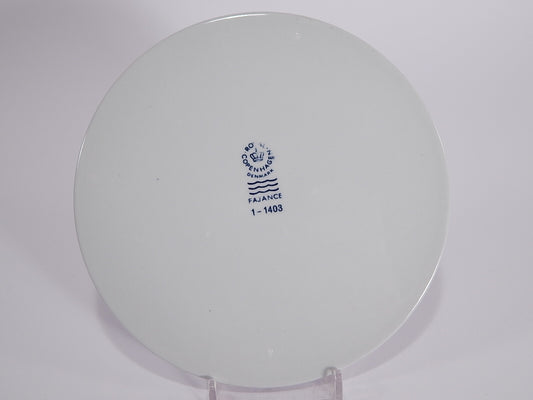Plaquette Faience Gejlabro Royal Copenhagen porcellana autentica, 15cm