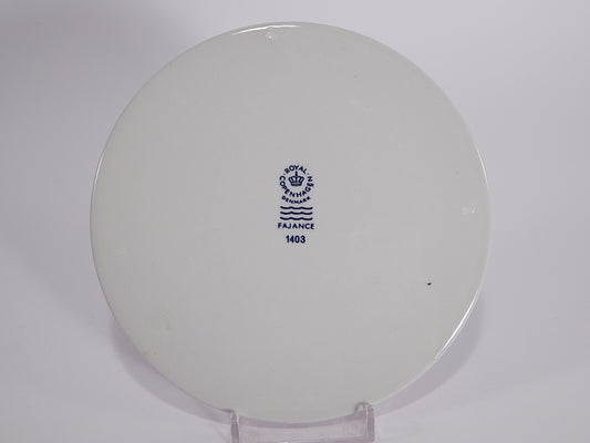 Plaquette Faience Halvvejshojen Royal Copenhagen porcellana autentica, 15cm