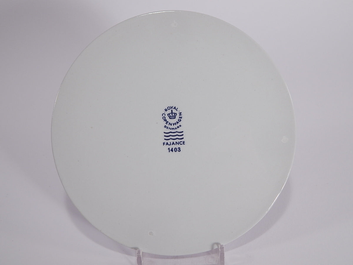 Plaquette Faience Klebaekhojene Royal Copenhagen porcellana autentica, 15cm