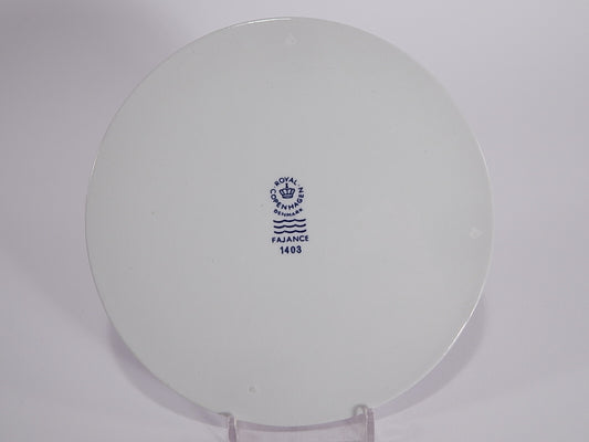 Plaquette Faience Klebaekhojene Royal Copenhagen porcellana autentica, 15cm