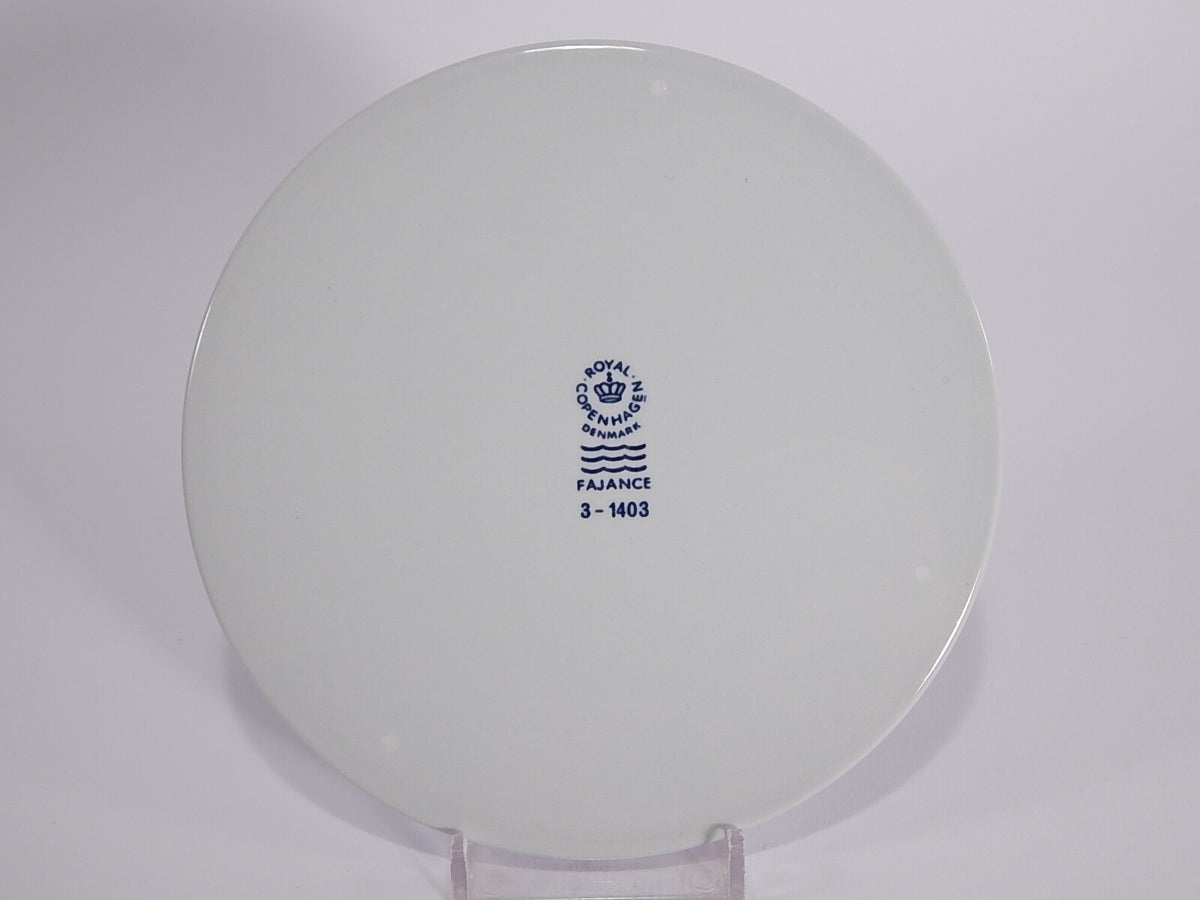 Plaquette Faience Leborg Kirke Royal Copenhagen porcellana autentica, 15cm