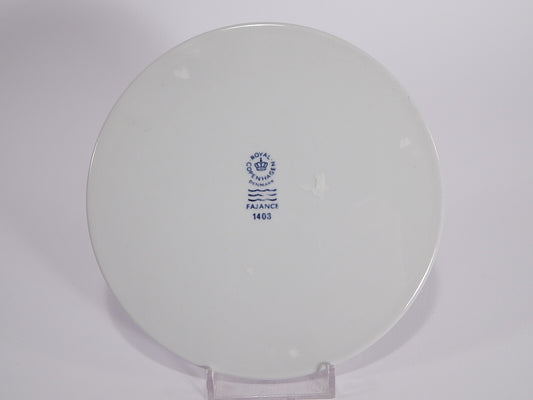 Plaquette Faience Randbol Kirke Royal Copenhagen porcellana autentica, 15cm