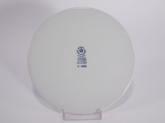 Plaquette Faience Store Rygbjergstenen Royal Copenhagen porcellana autentica, 15cm