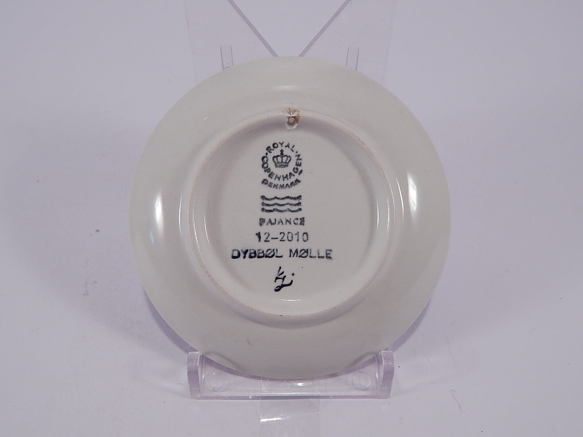Plaquette N.12 Dybbol Molle Royal Copenhagen porcellana autentica, 8cm