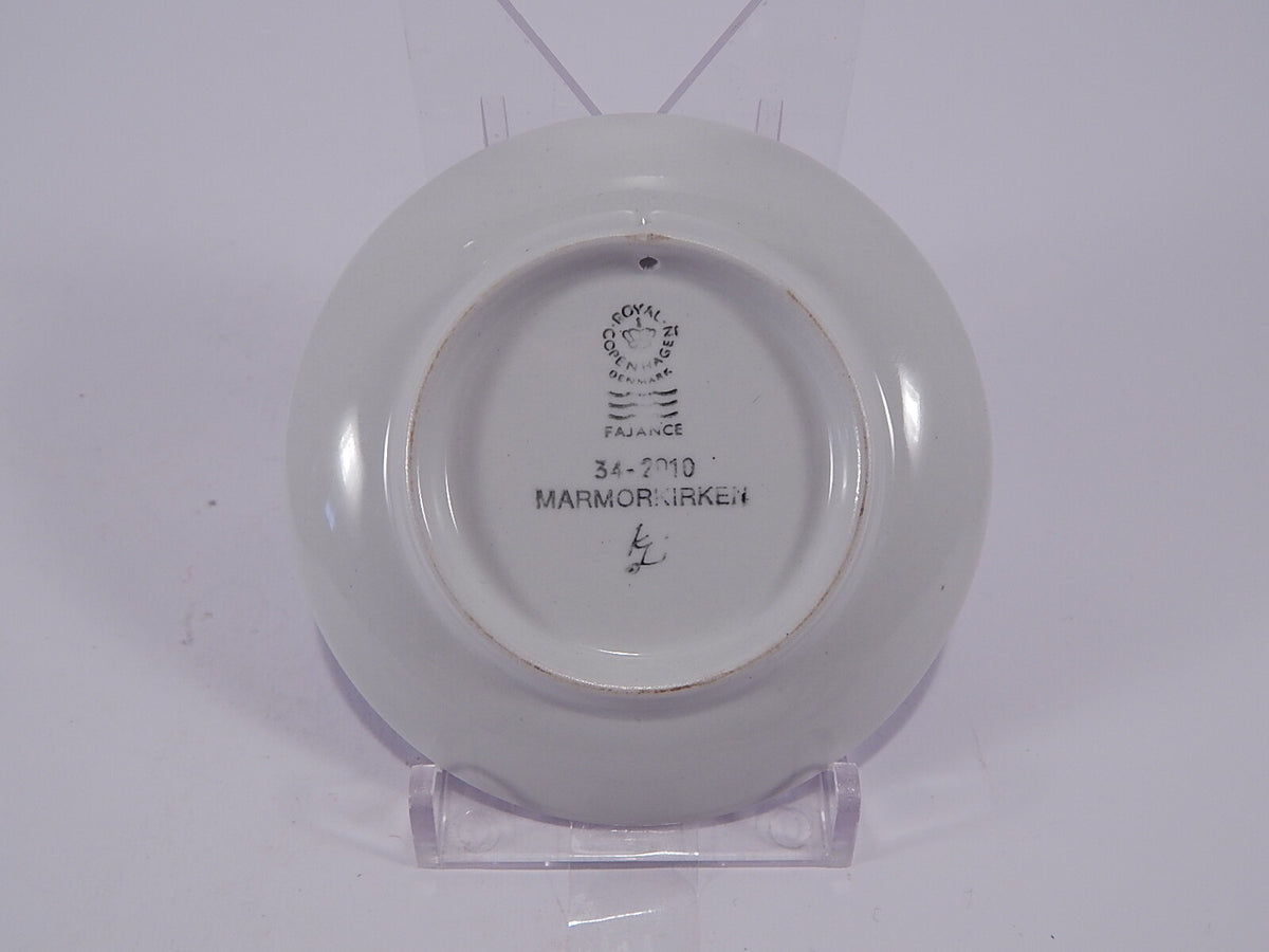 Plaquette N.34 Marmorkirken Royal Copenhagen porcellana autentica, 8cm