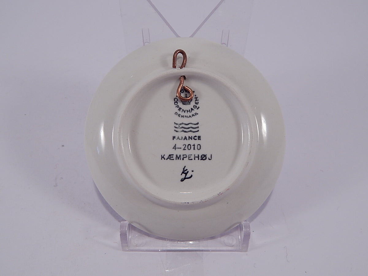 Plaquette N.4 Kaempehoj Royal Copenhagen porcellana autentica, 8cm