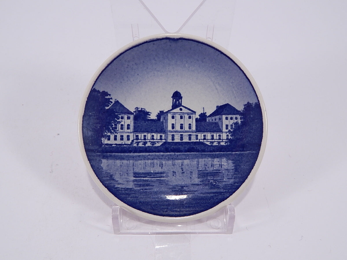 Royal Copenhagen Plaquette N.52 Graasten Slot porcellana dipinta a mano, 8cm