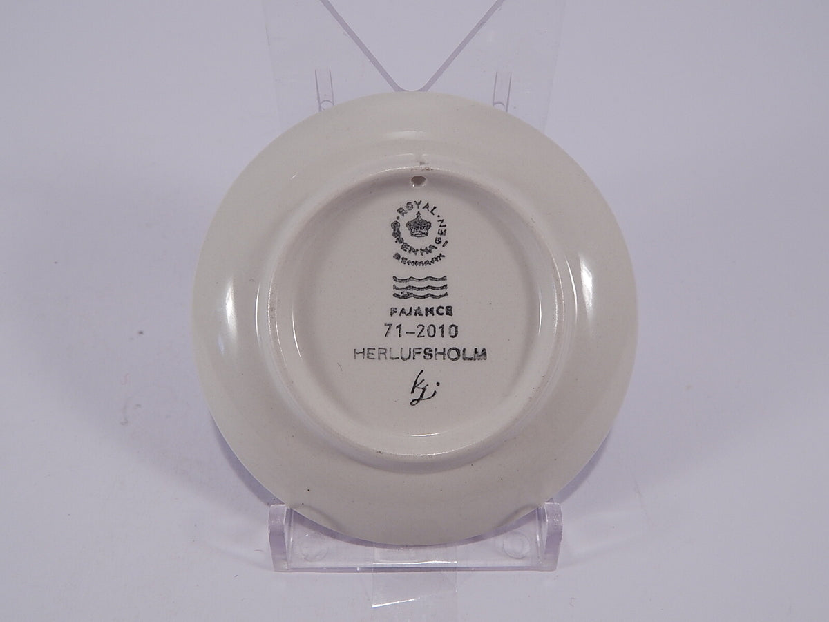 Plaquette N.71 Herlufsholm Royal Copenhagen porcellana autentica, 8cm
