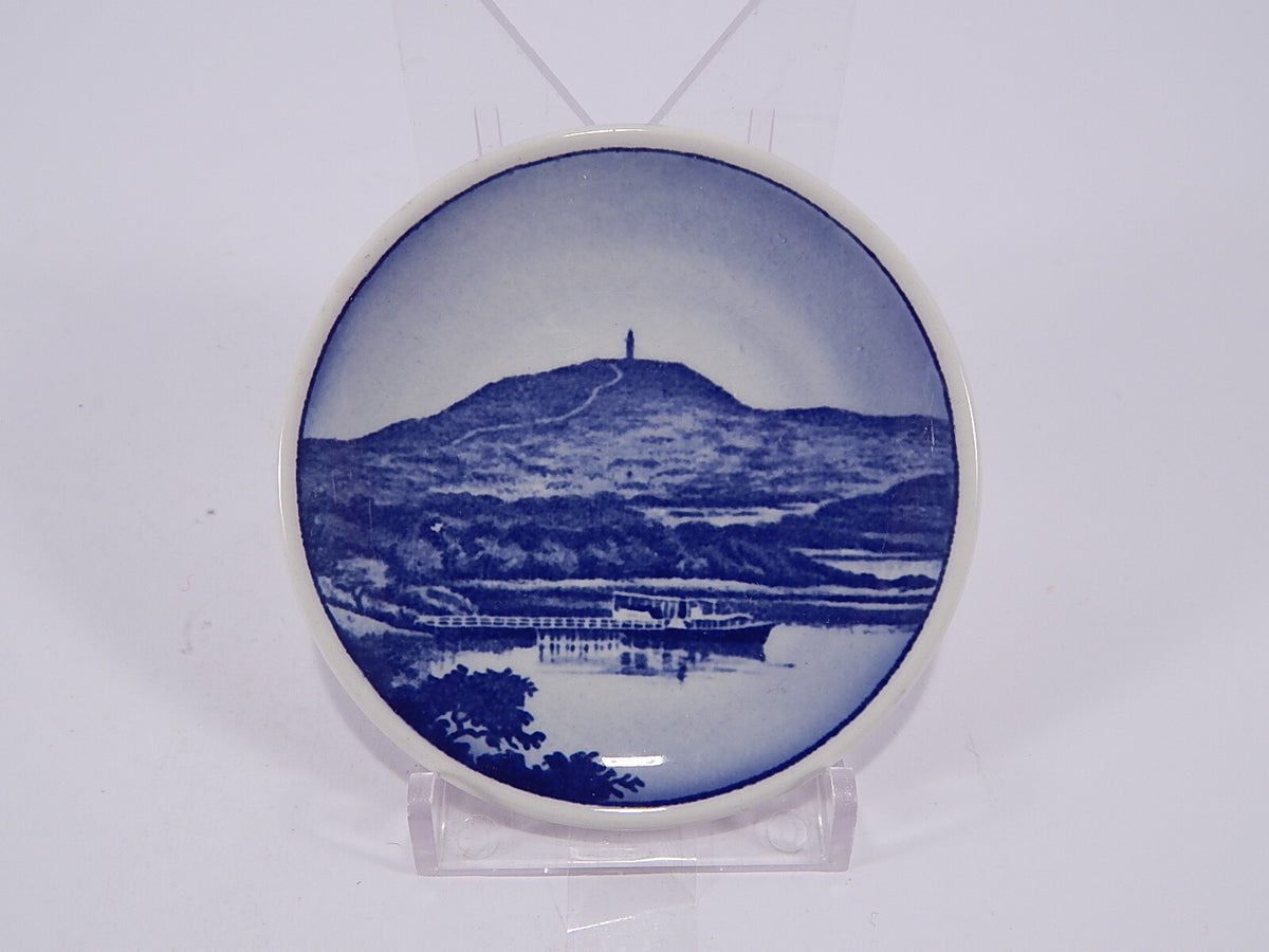 Royal Copenhagen Plaquette N.78 Himmelbjerget porcellana dipinta a mano, 8cm