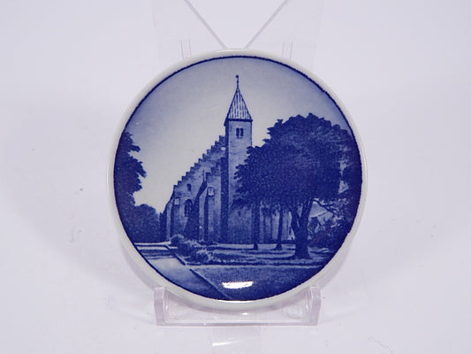 Royal Copenhagen Plaquette N.9 Maribo Domkirke porcellana dipinta a mano, 8cm