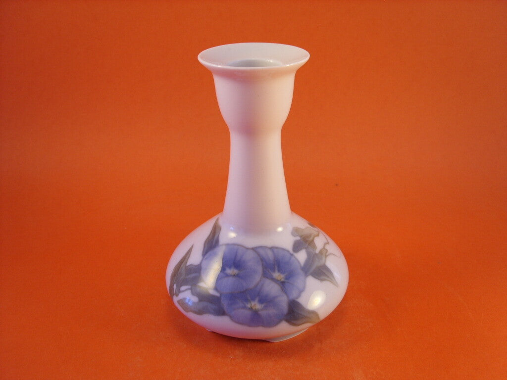Royal Copenhagen portacandela Fiori Blu anni 20 RC 790/430, porcellana danese