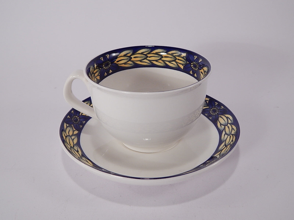 Royal Copenhagen set tazza e piattino Blue Pheasant RCBP 081/1737082, porcellana danese