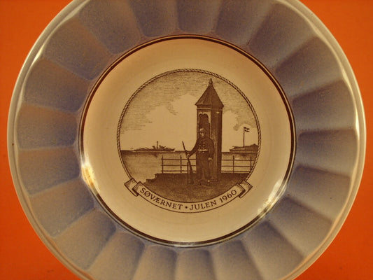 Piatto Søværnet Aluminia con marchio Royal Copenhagen, ceramica 16cm