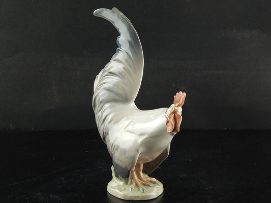 Statuina "Gallo in Attesa del Sole" Cod 1025 (Difetto) Royal Copenhagen porcellana autentica, 19 cm