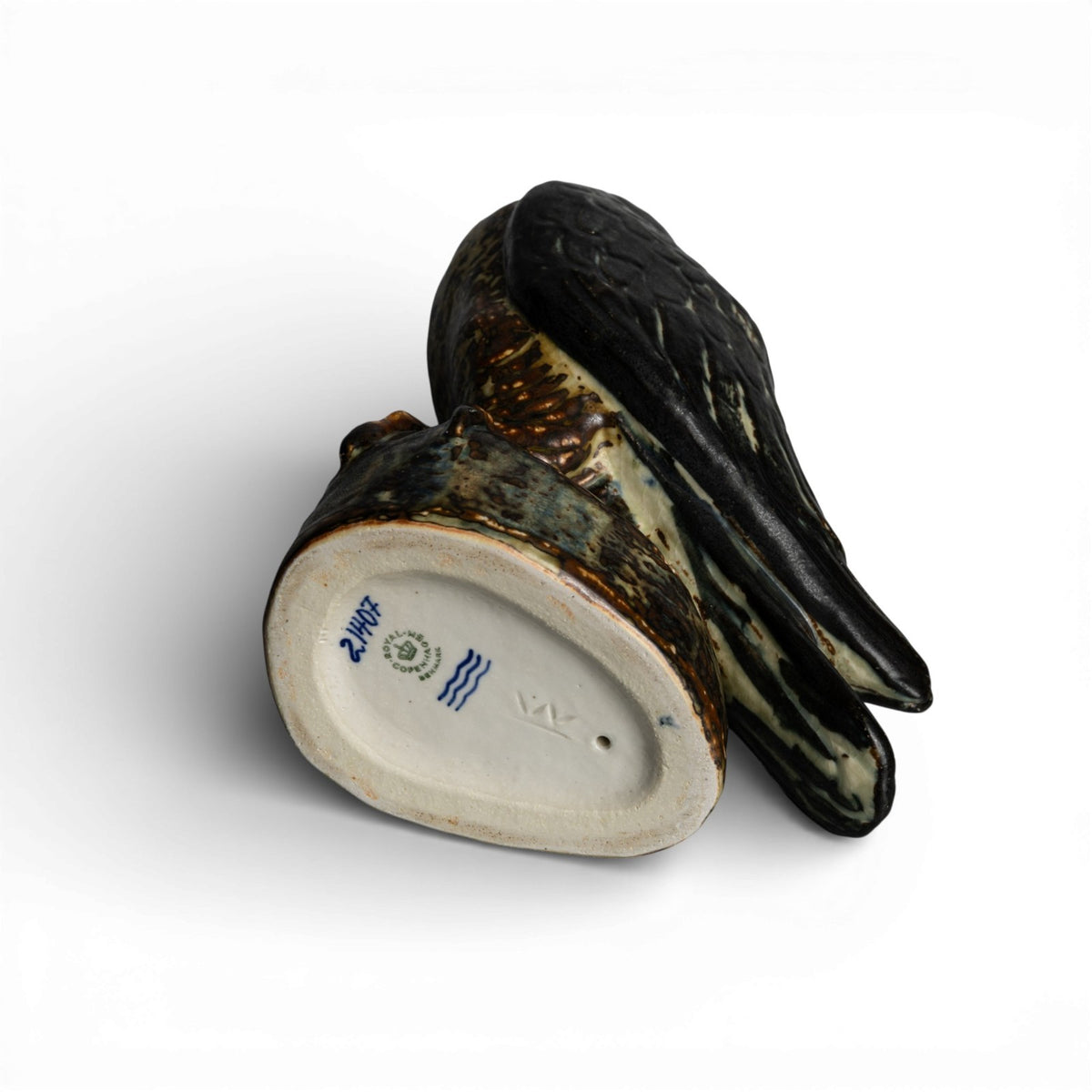 Royal Copenhagen Statuina Gres "Falco Pellegrino" Cod 21407 porcellana pregiata, 28 cm