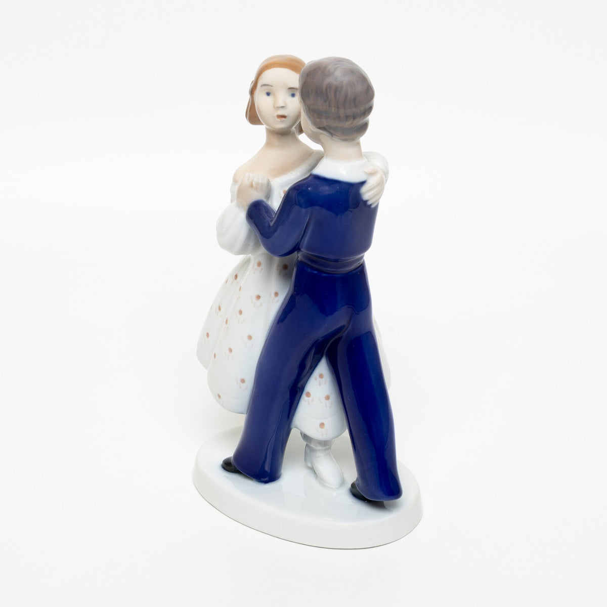 Statuina in "Coppia Danzante" Cod 492 Royal Copenhagen porcellana autentica, 21 cm