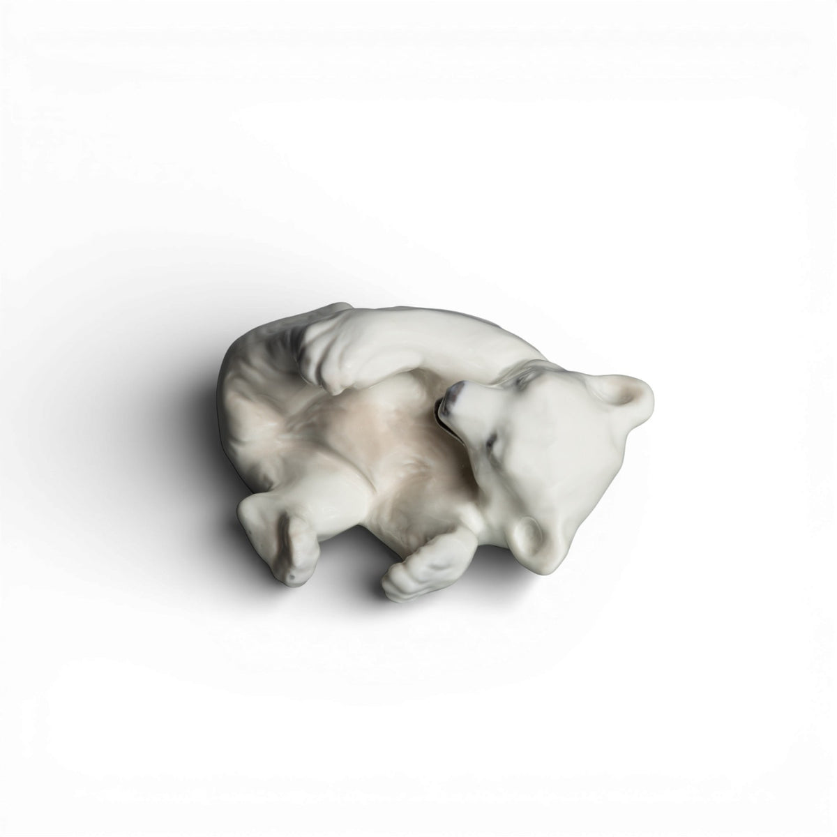 Royal Copenhagen porcellana Statuina in "Cucciolo Orso Polare" Cod 729 d'antiquariato, 6 cm