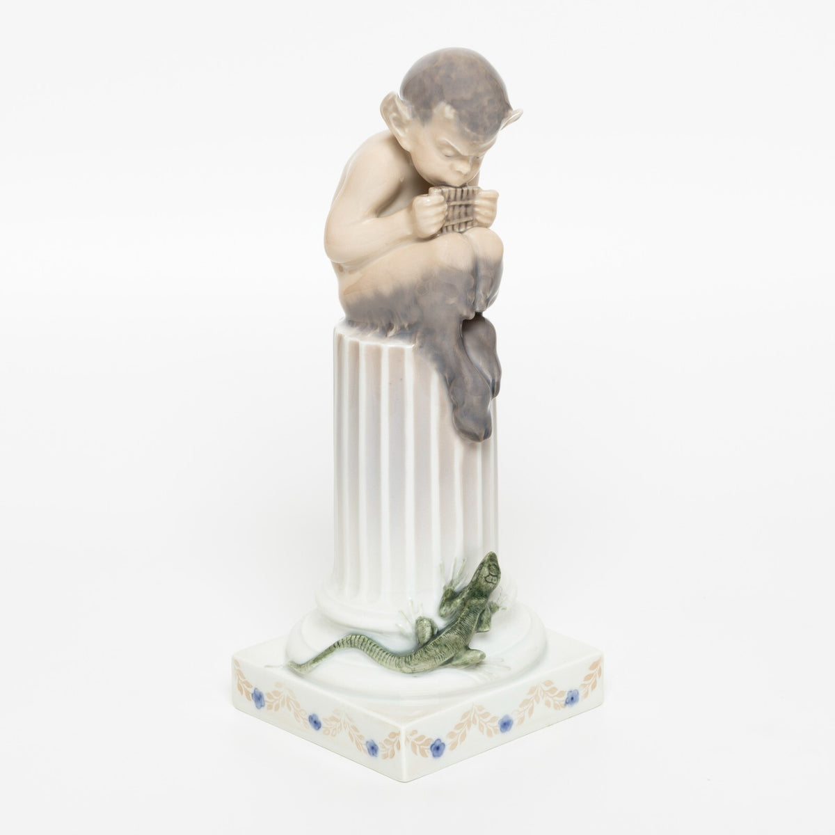 Royal Copenhagen porcellana Statuina in "Fauno con Lucertola" Cod 433 d'antiquariato, 21 cm