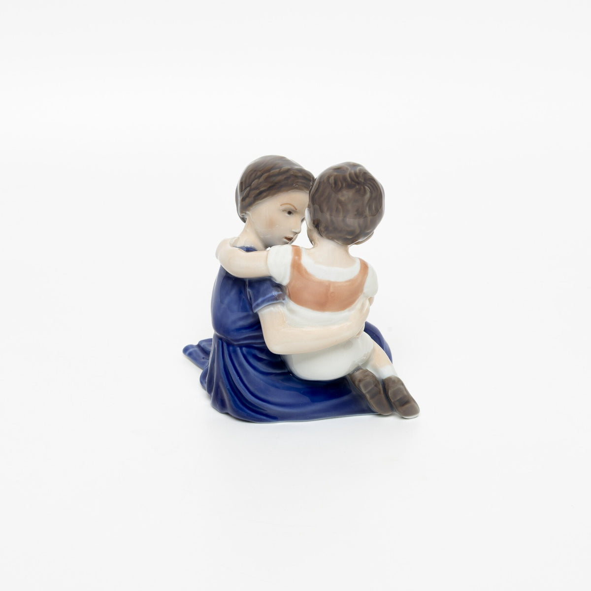 Statuina in "Fratello e Sorella" Cod 403 porcellana pezzo da collezione, 12 cm