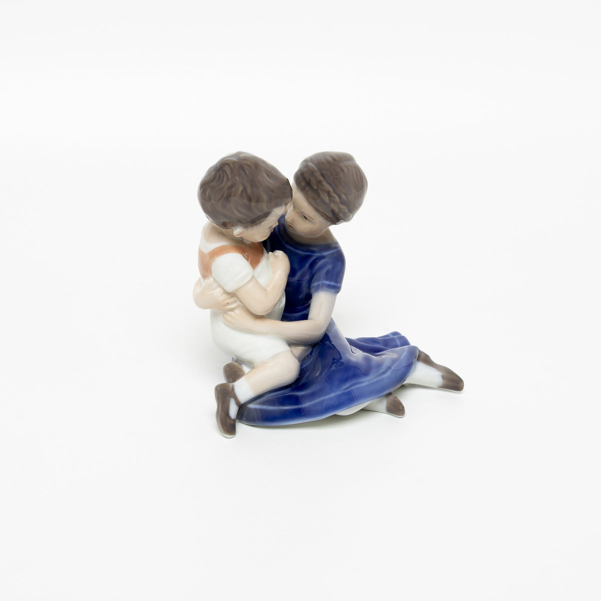Royal Copenhagen porcellana Statuina in "Fratello e Sorella" Cod 403 d'antiquariato, 12 cm