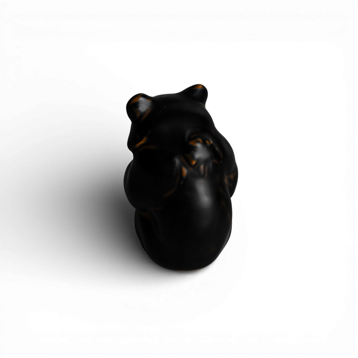 Royal Copenhagen Statuina in Gres "Orso Seduto" Cod 21435 decorazione porcellana da collezione, 9 cm