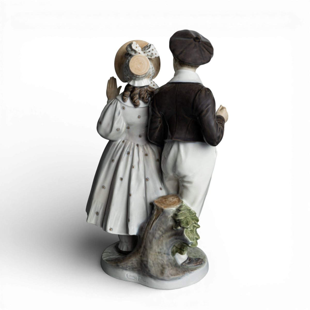 Statuina in "Hans e Trine" Cod 1783 porcellana pezzo da collezione, 22 cm