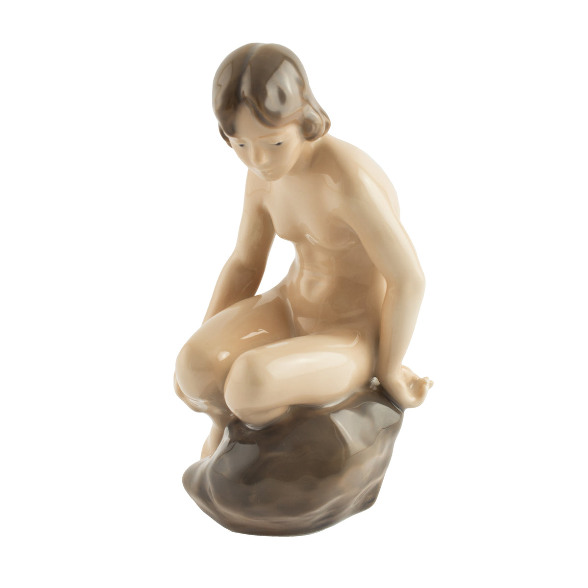 Statuina in "La Sirenetta" Cod 4027 Royal Copenhagen porcellana autentica, 15 cm