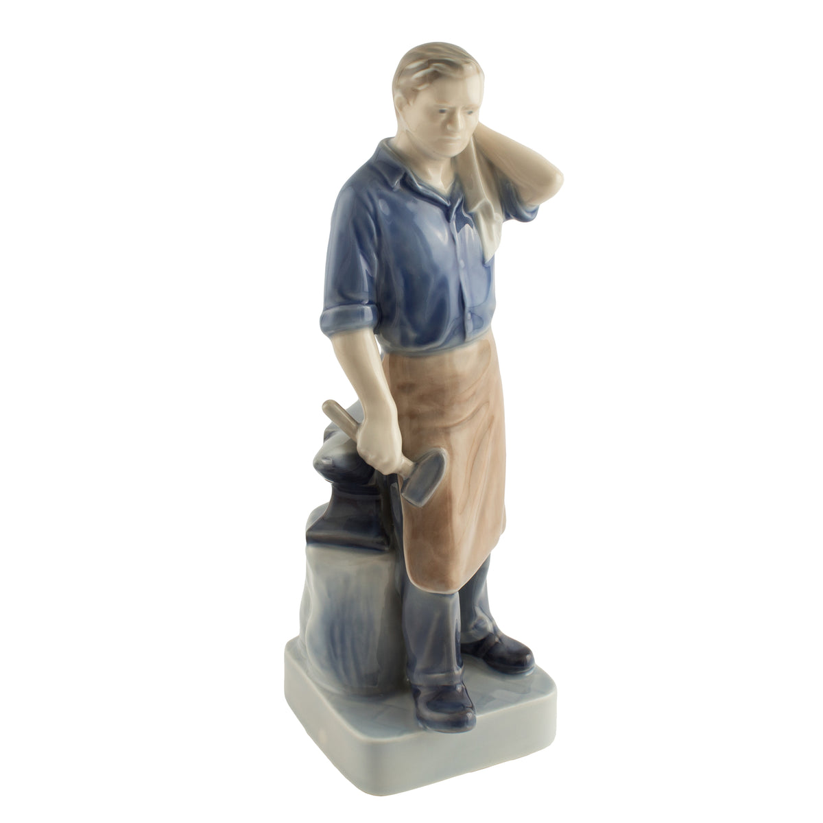 Royal Copenhagen Statuina in "Maniscalco" Cod 4502 porcellana dipinta a mano, 23 cm