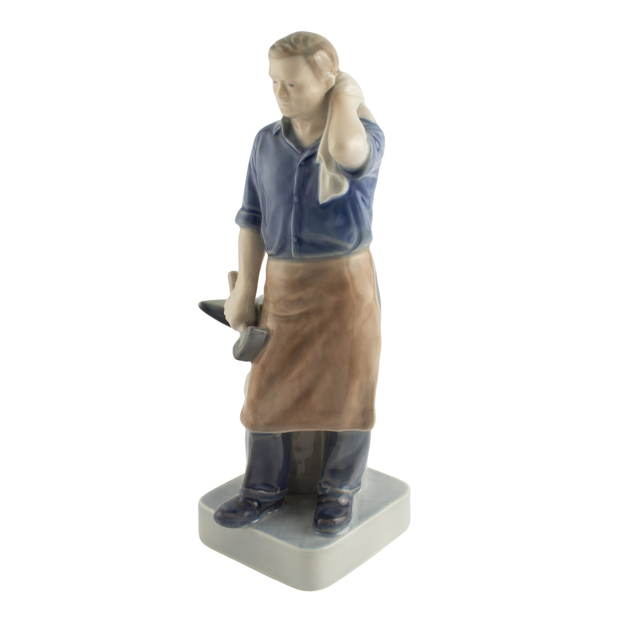 Statuina in "Maniscalco" Cod 4502 porcellana pezzo da collezione, 23 cm