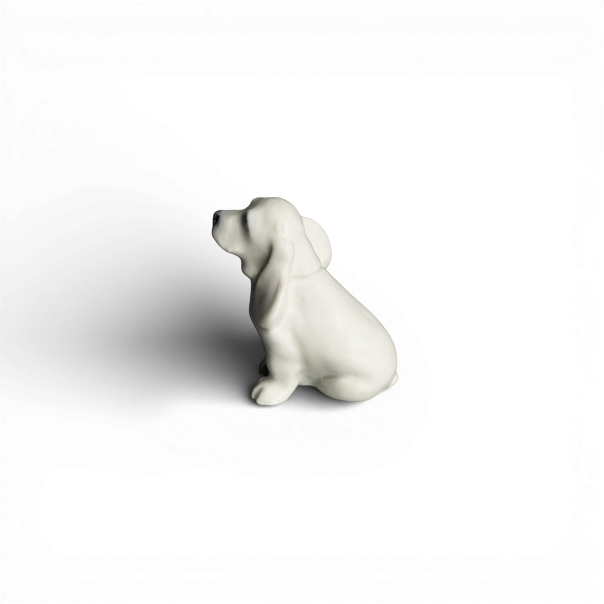 Royal Copenhagen Statuina in "Mini Cane Spaniel" Cod 2547 decorazione porcellana da collezione, 6 cm