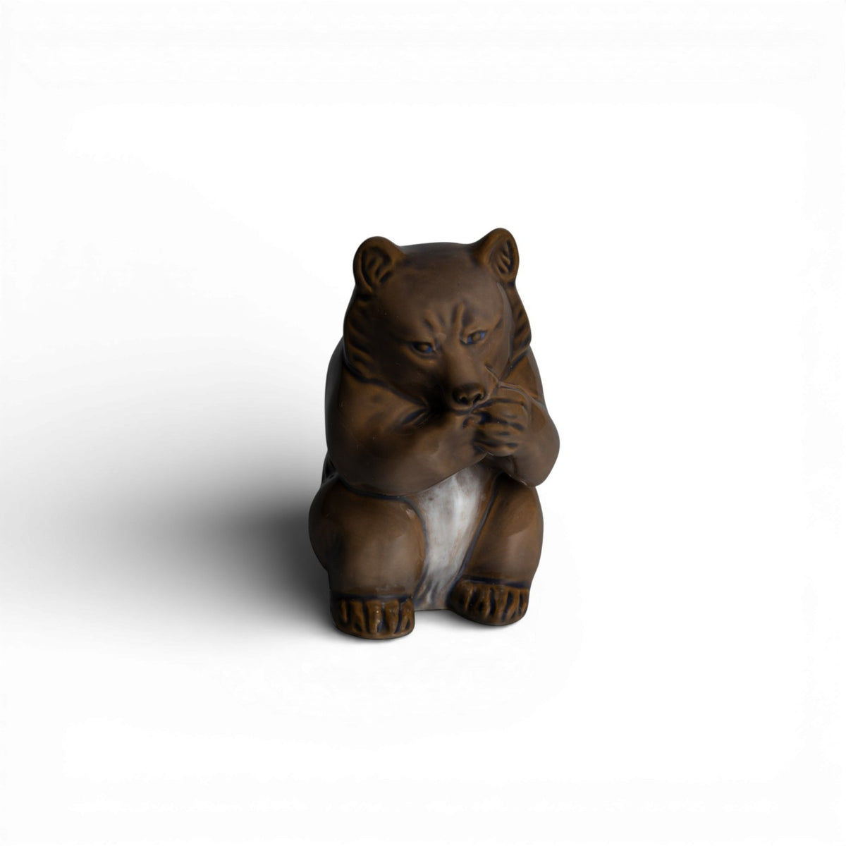 Royal Copenhagen Statuina in "Orso Bruno" Cod 3014 porcellana dipinta a mano, 10 cm