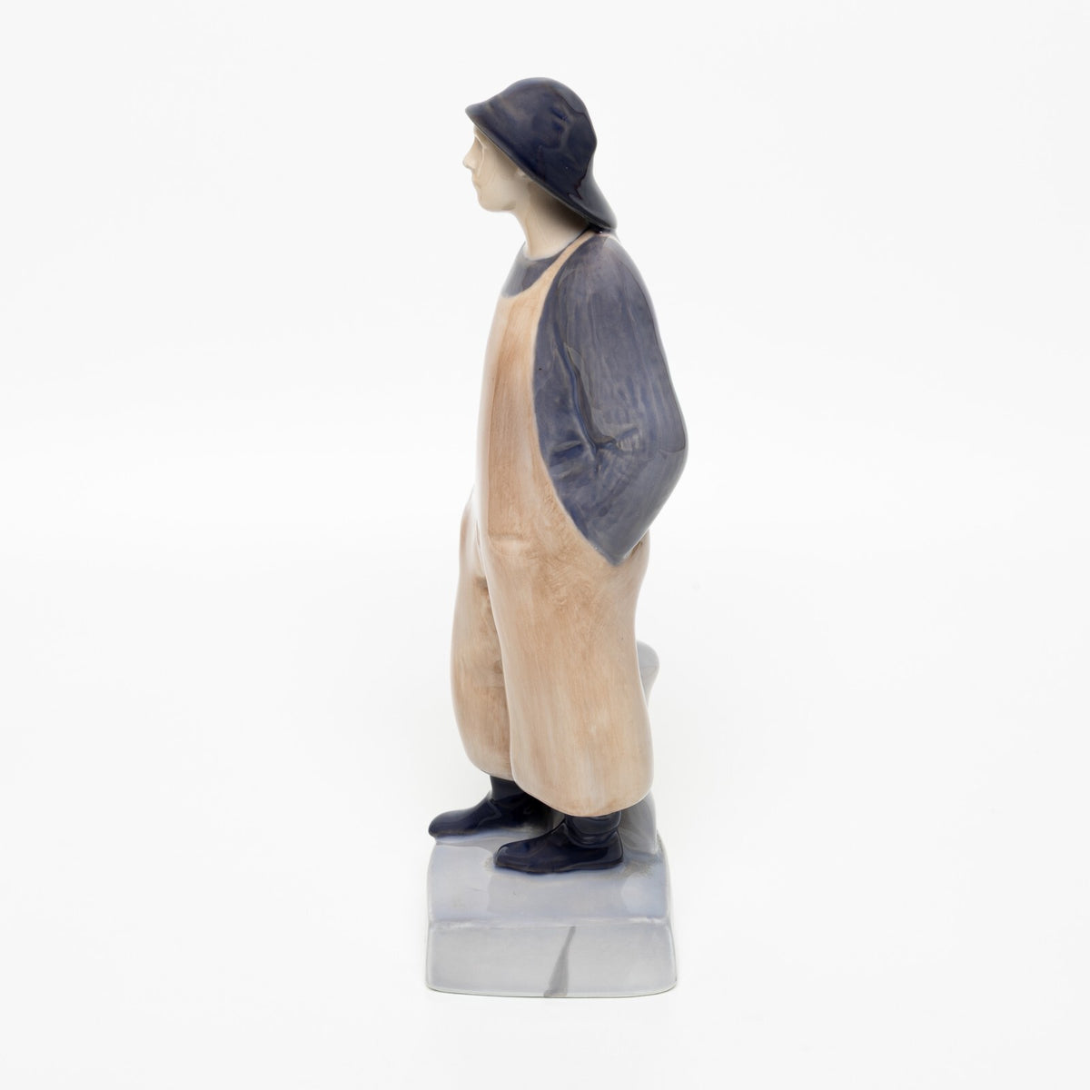 Royal Copenhagen Statuina in "Pescatore" Cod 3668 decorazione porcellana da collezione, 27 cm