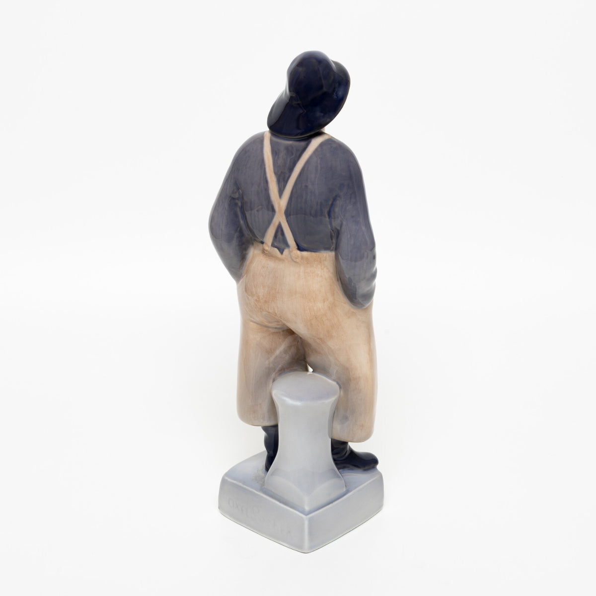 Royal Copenhagen porcellana Statuina in "Pescatore" Cod 3668 d'antiquariato, 27 cm
