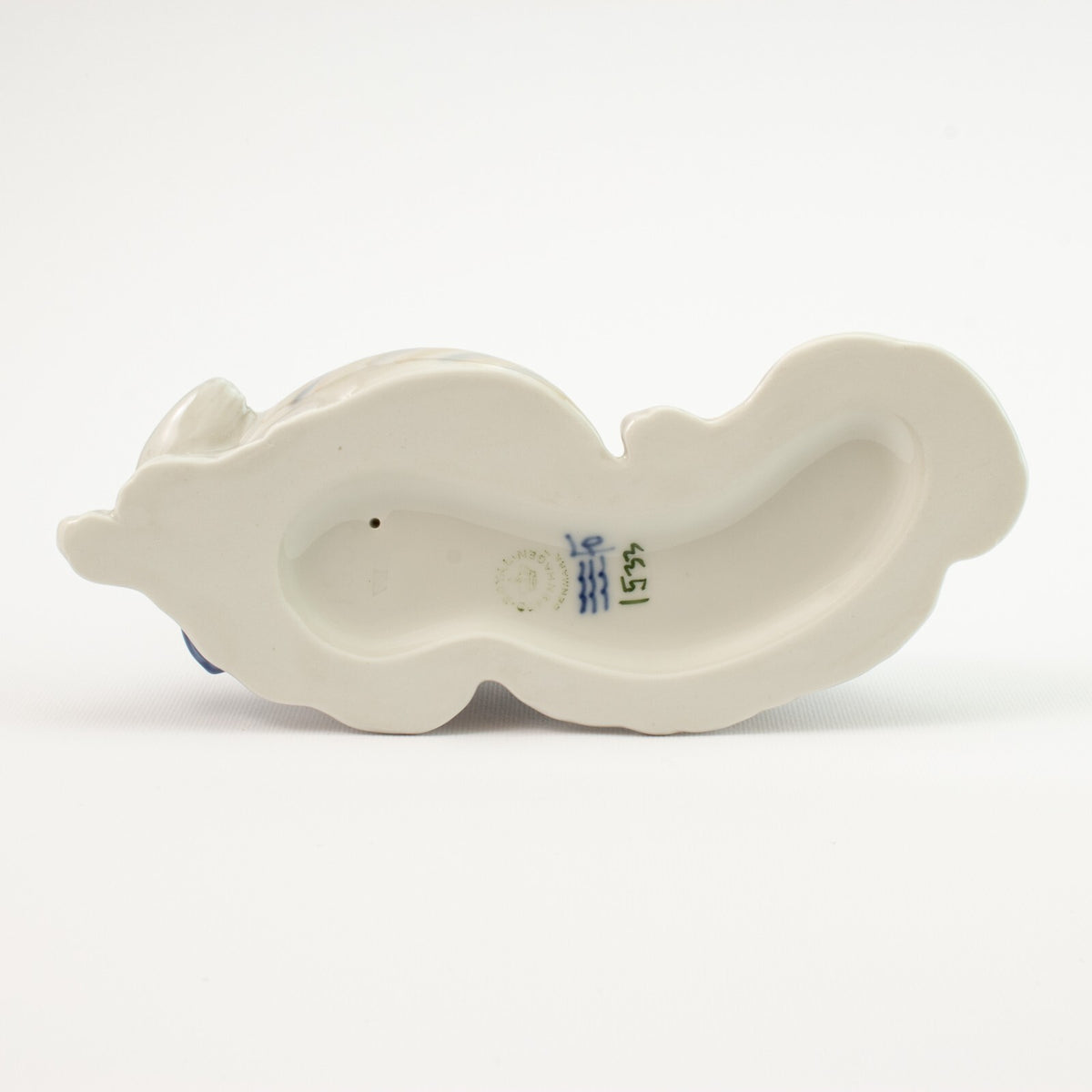 Royal Copenhagen Statuina in "Setter con Fagiano" Cod 1533 porcellana dipinta a mano, 8 cm