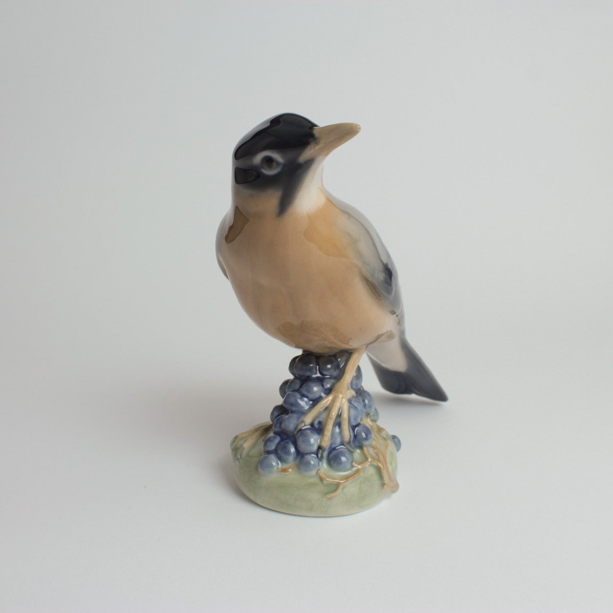 Royal Copenhagen Statuina in "Tordo Sassello" Cod 1235 decorazione porcellana da collezione, 15 cm