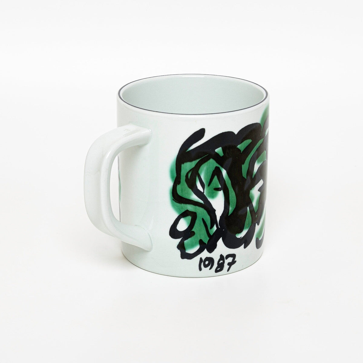 Tazza grande Royal Copenhagen 1987 da collezione, usabile come portapenne