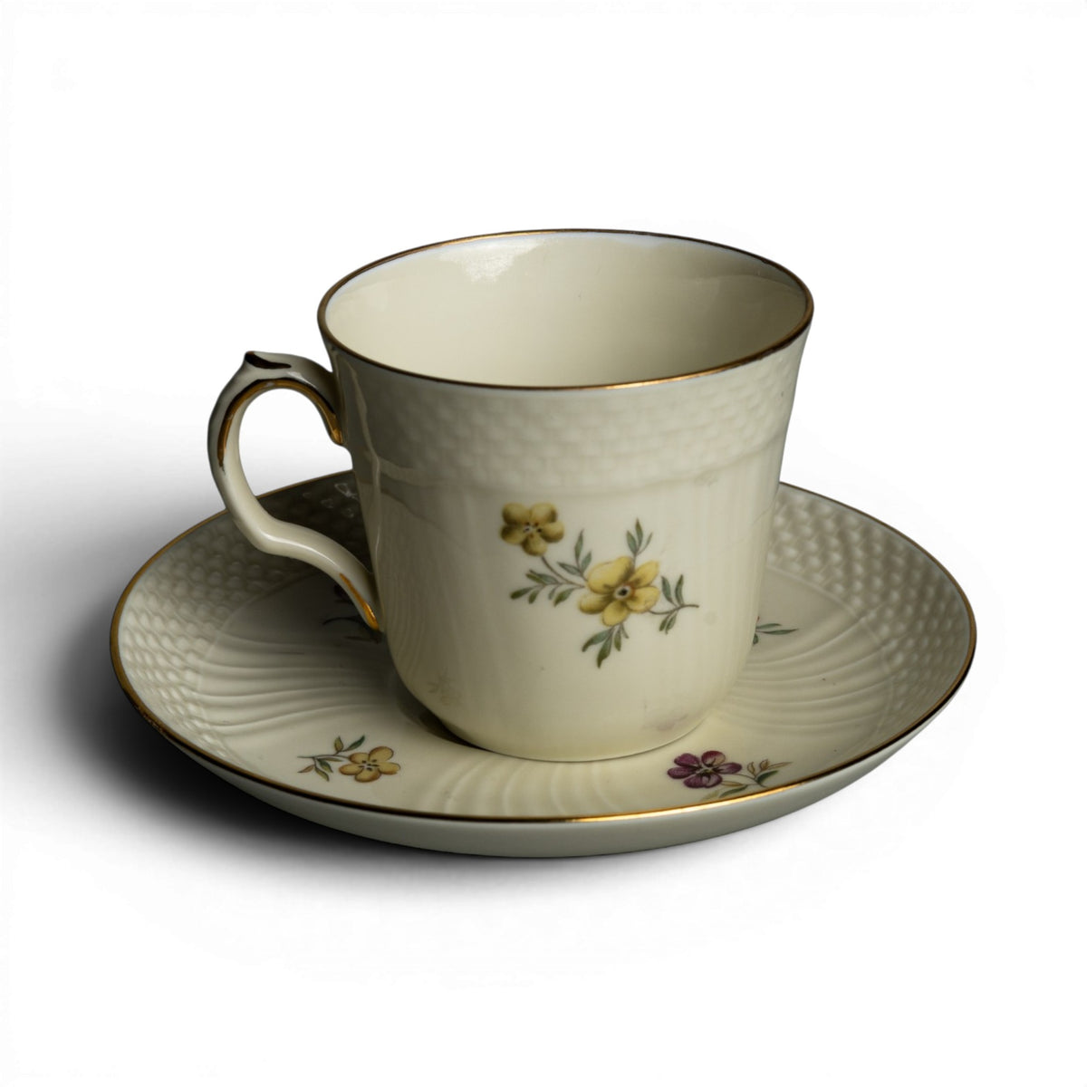 royal copenhagen tazzina caffè frijsenborg porcellana marchio corona tre onde retro base