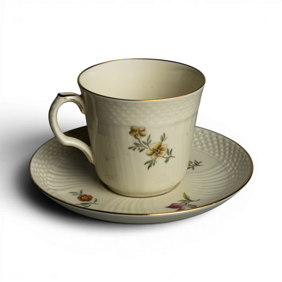royal copenhagen tazzina caffè frijsenborg porcellana marchio corona tre onde retro base