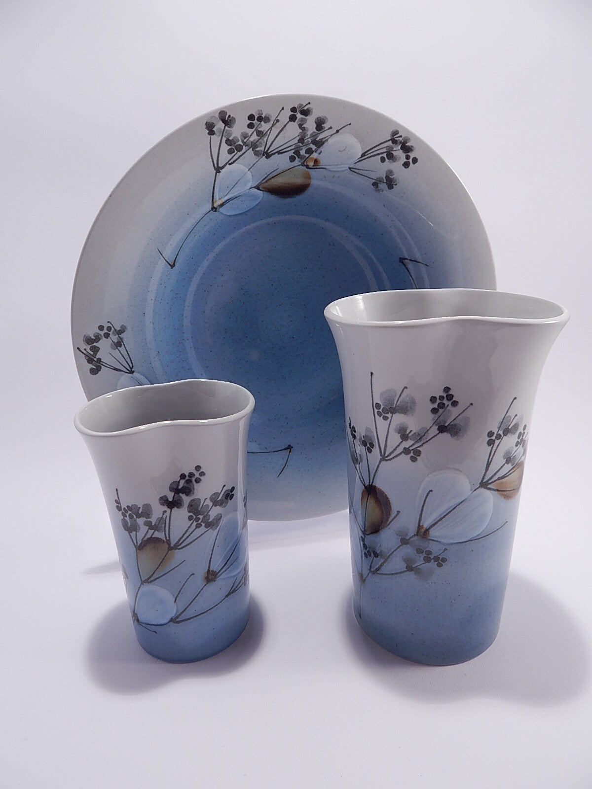 Vaso Fajance cod 3121 porcellana pezzo da collezione, cm 18,5