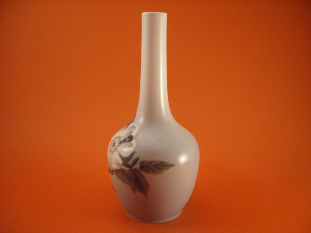 Royal Copenhagen Vaso in "Ape sul Fiore" cod 1659/43 decorazione porcellana da collezione, cm 20