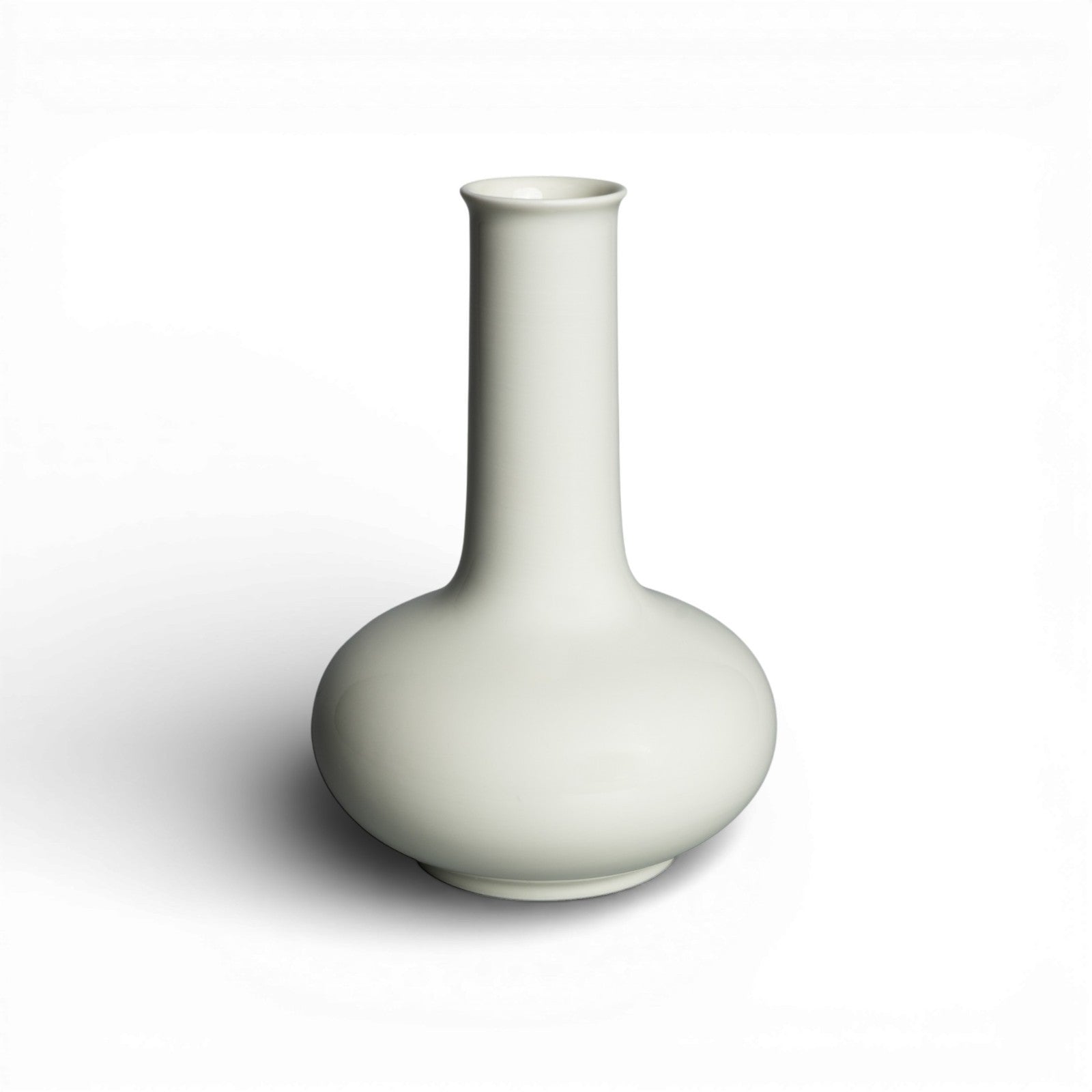 Royal Copenhagen Vaso in Bianca "Blanc de Chine" cod 4056 porcellana dipinta a mano, cm 17