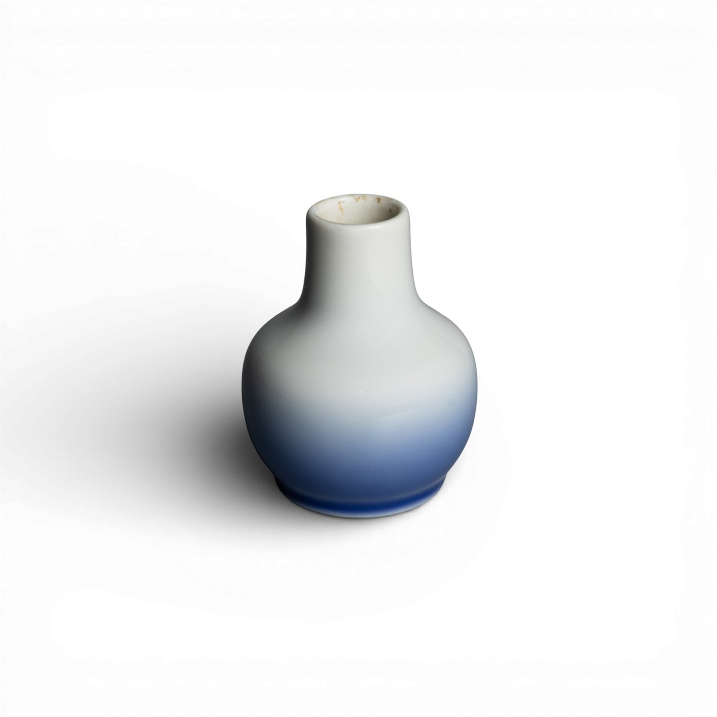 Vaso in "Fiore Bianco" cod 366-116 porcellana pezzo da collezione, cm 7