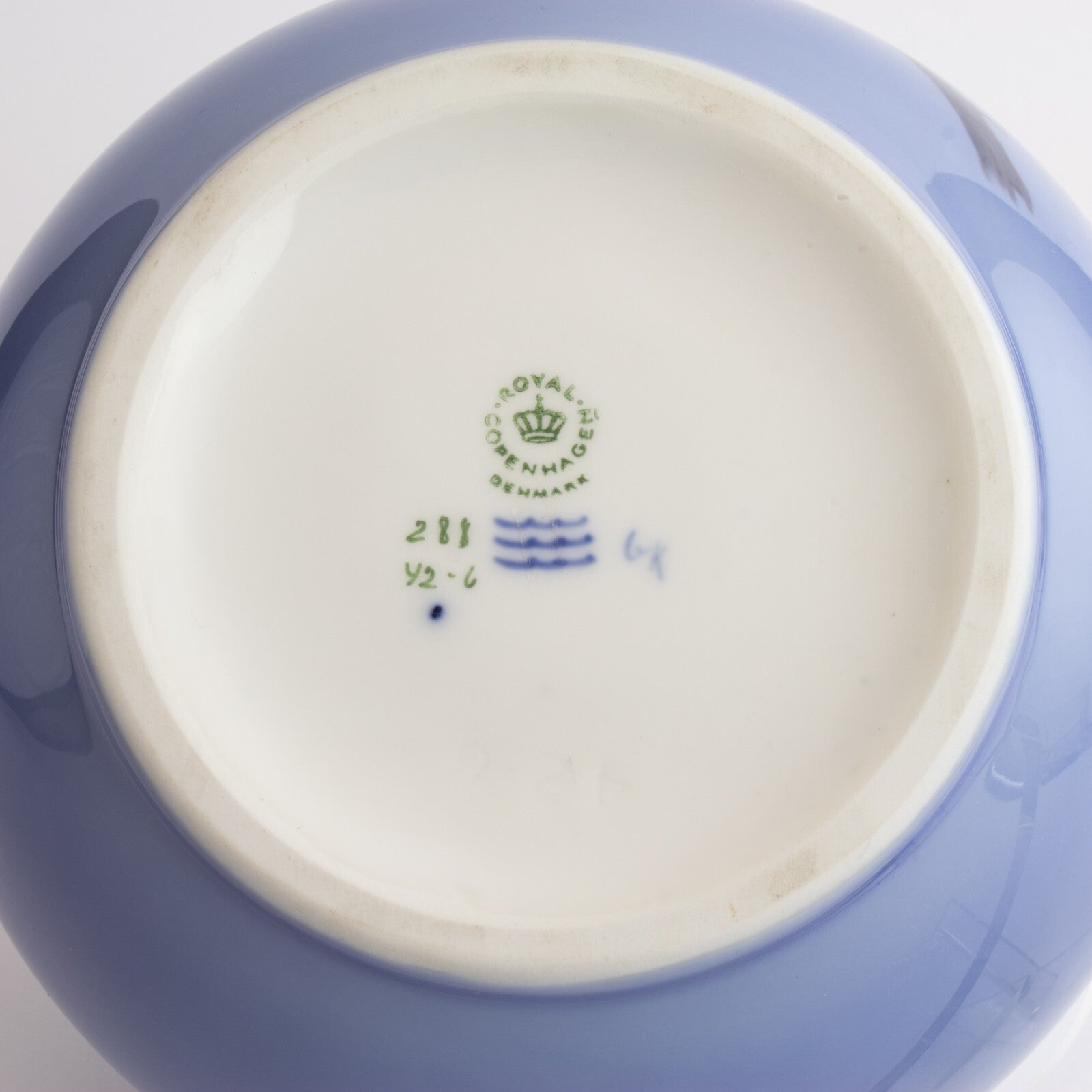 Vaso in "Le More" Sfera cod 288-42-6 Royal Copenhagen porcellana autentica, cm 15