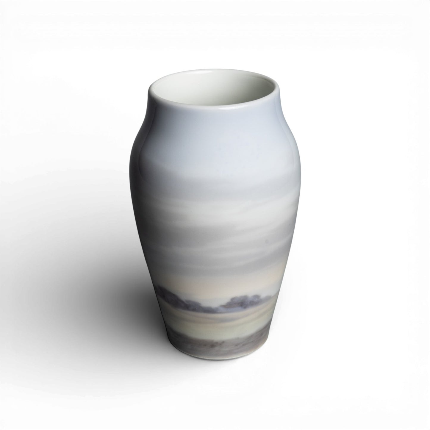 Vaso in "Mulino a Vento" cod 1851-2037 Royal Copenhagen porcellana autentica, cm 15