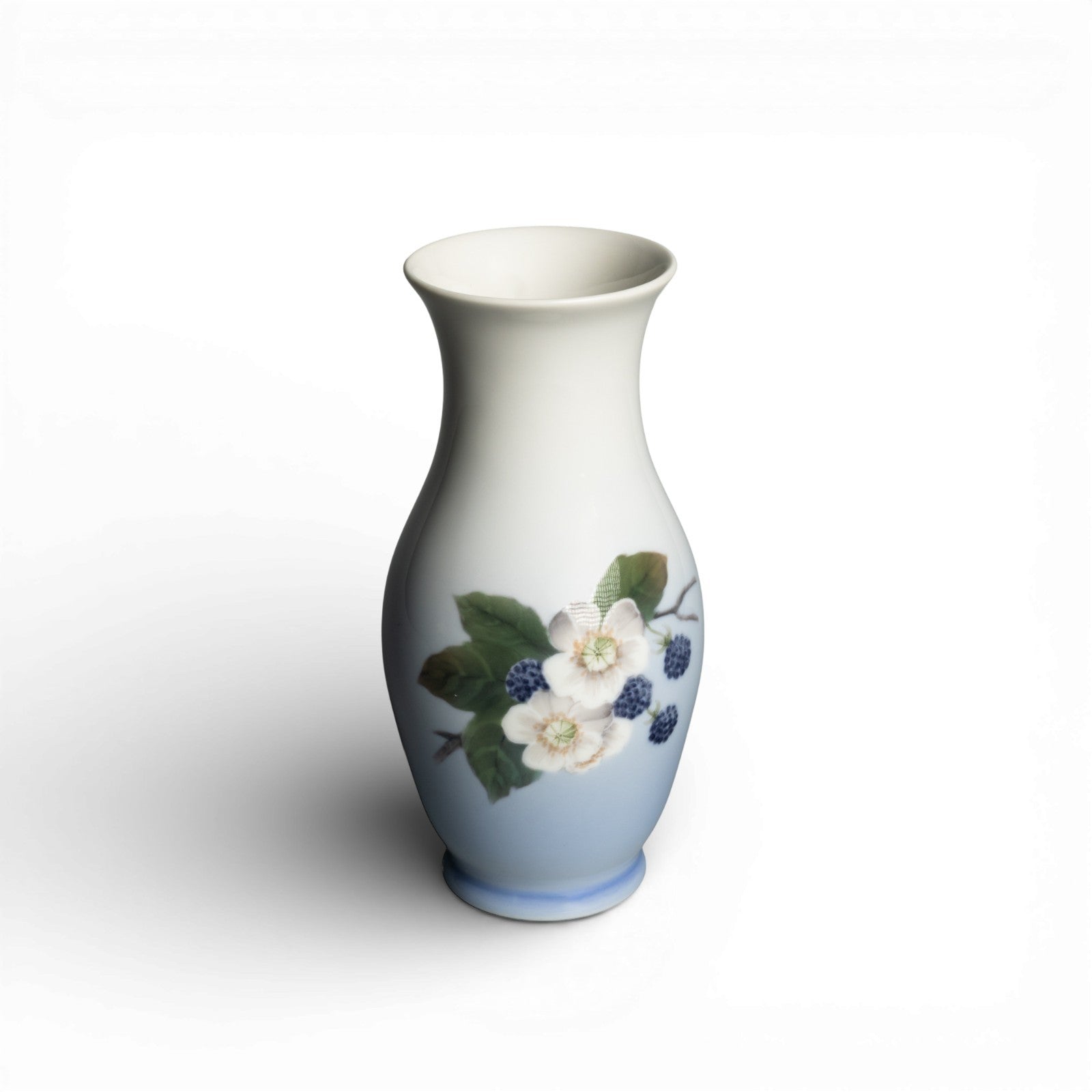Vaso in "Ramo con More" cod 288-2289 porcellana pezzo da collezione, cm 18 #1